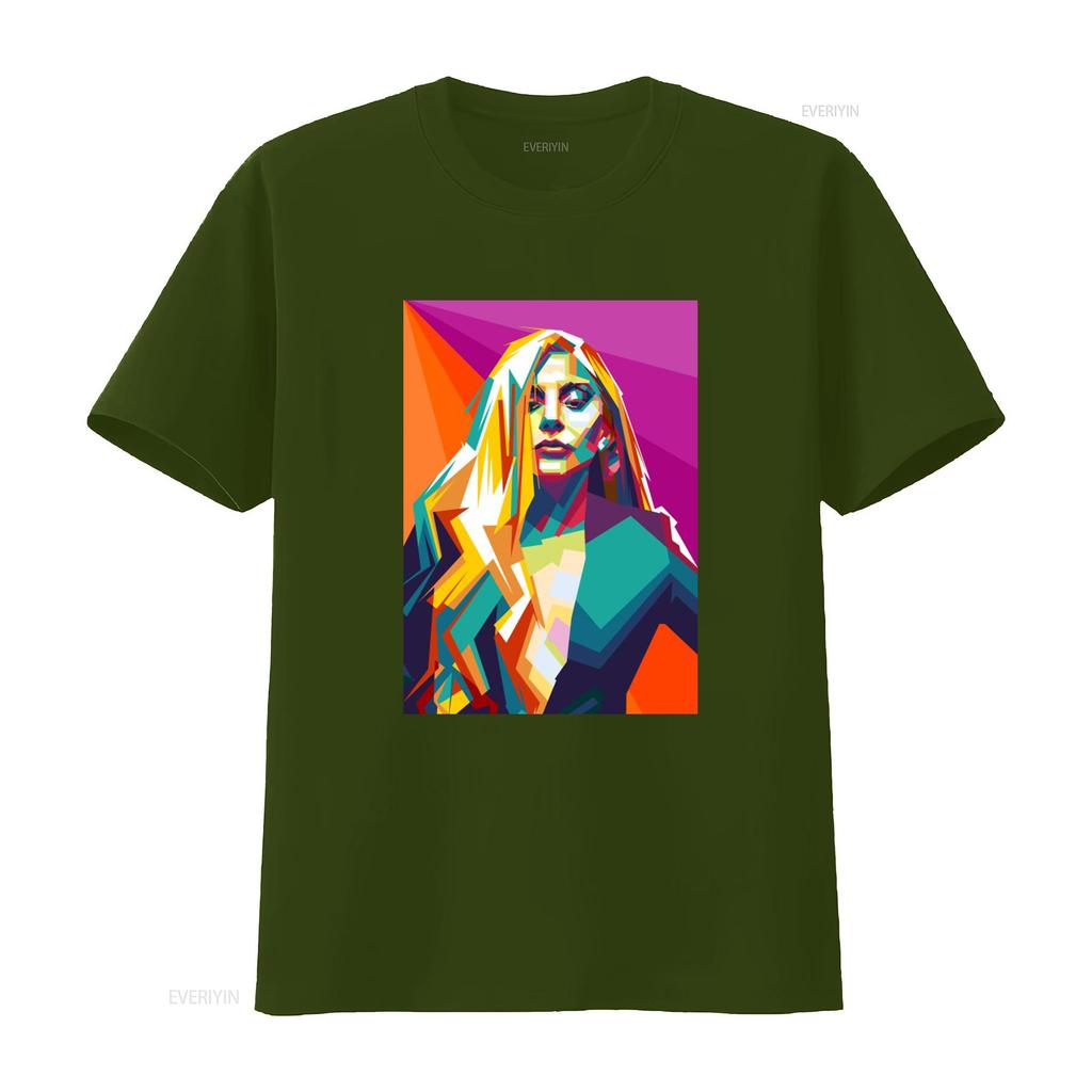 Vintage tričko Lady Gaga pro mládež s dlouhým rukávem a velikostí pro batolata vintage Prané Pohodlné Streetwear Neformální