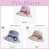 Spring Summer Cotton Sun Hat For Moms With Wide Brim And Breathable Design For Outdoor Activities