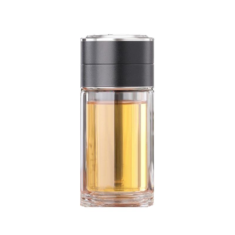 Portable Glass Cup and Umbrella Set