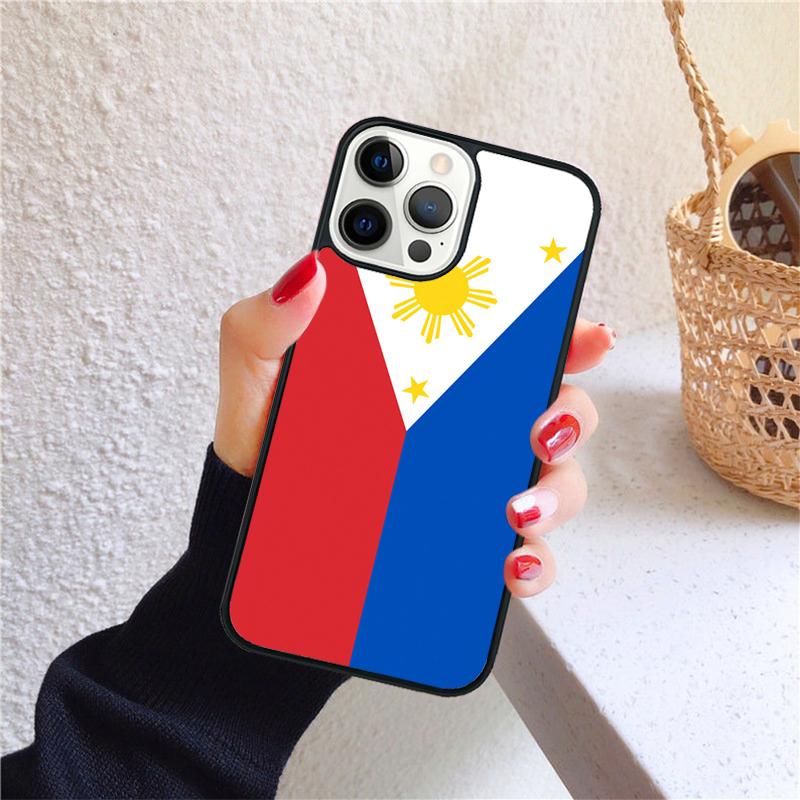 

Чехол для телефона с флагом Филиппин для iPhone 17 Air 16 15 14 12 13 PLUS 11 PRO MAX Задняя крышка Fundas Shell iPhone 16pro