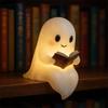 Miniature Ghosty Bookend Resin Decoration Halloween Themed Study Home Decoration Gift for Readers Library