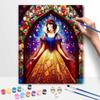 Disney Snow White Stained Glass Oil Painting Kit Home Bedroom Wall Decor Handmade Gift Art Crafts Supplies DIY Aesthetic Decor Project