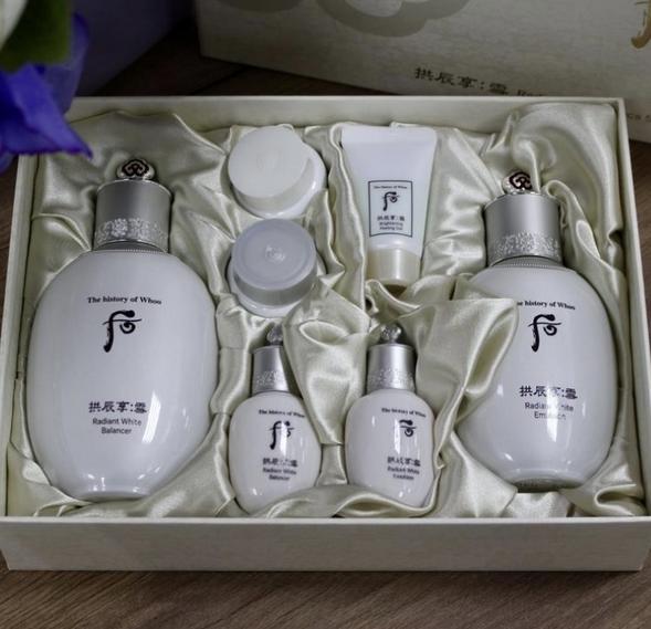The History Of Whoo Radiant White 2pcs Special Set, Moisturizing, KBeauty, Korean Cosmetics, sample