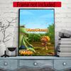 Biene Maja Customize Your Name Diamond Painting Round Diamond Diy Frameless Holiday Artwork Suitable For Home Office Wall Decoration