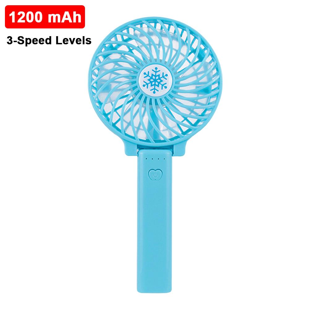 Portable Bladeless Fan Handheld Desktop Summer Mini Air Cooler No Leaf Ultra-quiet Rechargeable Fans for Travel Outdoor Office