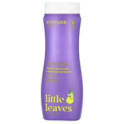 Little Leaves Science, Szampon i żel do mycia ciała 2 w 1, Wanilia i gruszka, 16 fl oz (473 ml)