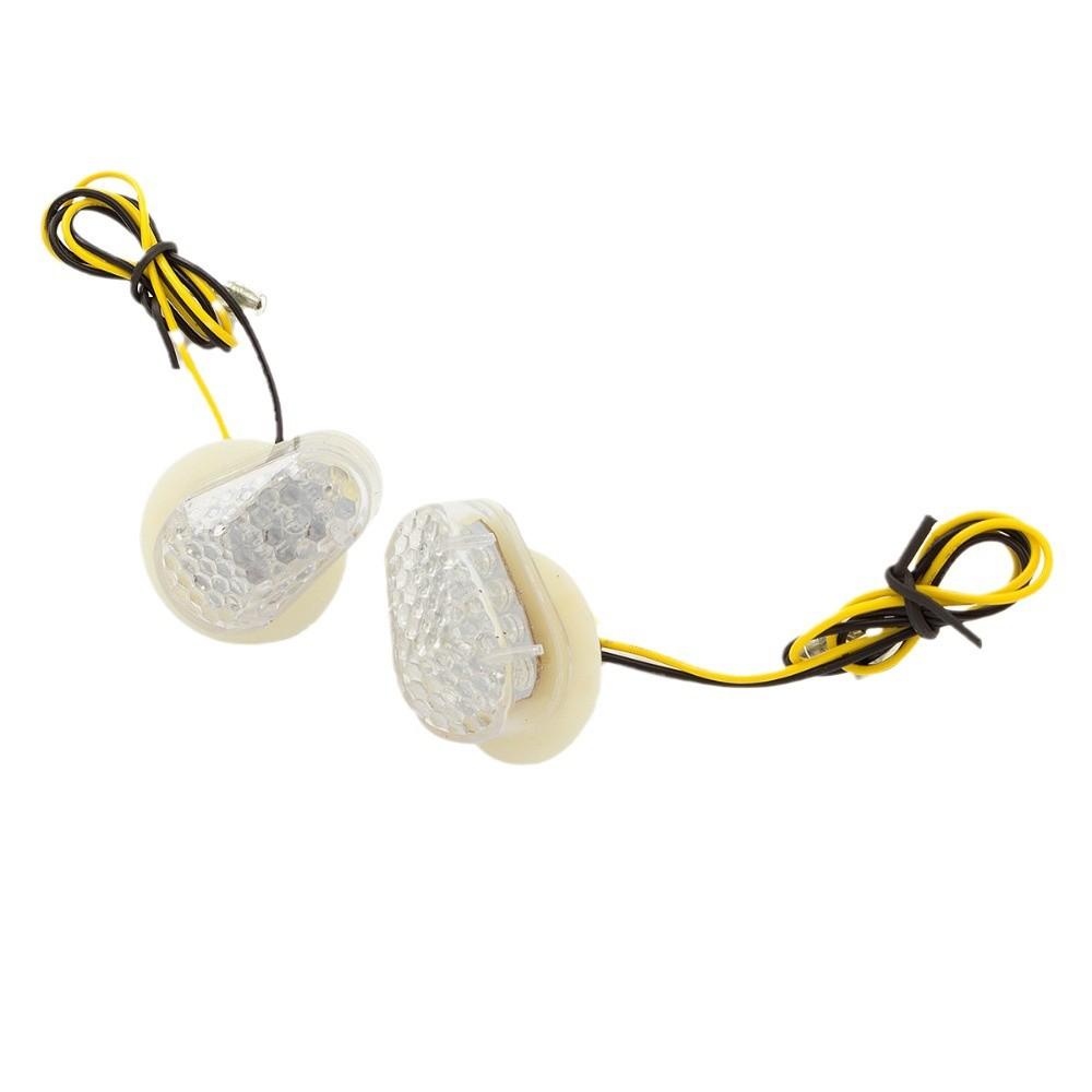 

2 шт. светодиодные указатели поворота заподлицо для Yamaha YZF R1 R6 YZF R6S FZ1S FAZER 1000 FZ6S FAZER 600 мотоциклетный указатель поворота мигалка B