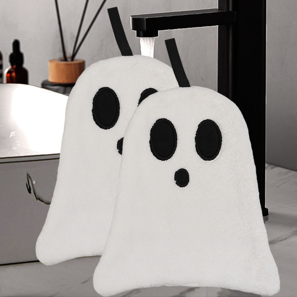 Coral Velvet Halloween Towels Soft Bathroom Wash Facecloth New Hand Towel