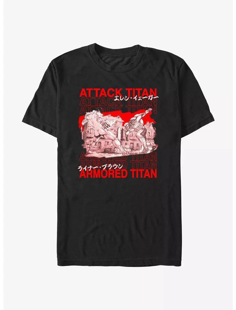 Anime Attack On Titan Attack Vs Armored T Shirt Size S 4xl Gift For Friends S