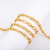 0.5M 1M Open Circle Cross Round Ring Necklace Chain Stainless Steel Link Chains DIY Women Bracelets Jewelry Making Body Chain