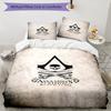 Juego de Ropa de Cama de 3 Piezas Assassin's Creed Cierre de Funda Nórdica Incluye 1 Funda Nórdica y 2 Fundas de Almohada, Suave y Cómodo para Todas las Estaciones.