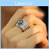 Vintage Retro Wide Band Adjustable Geometric Design Copper Ring For Women