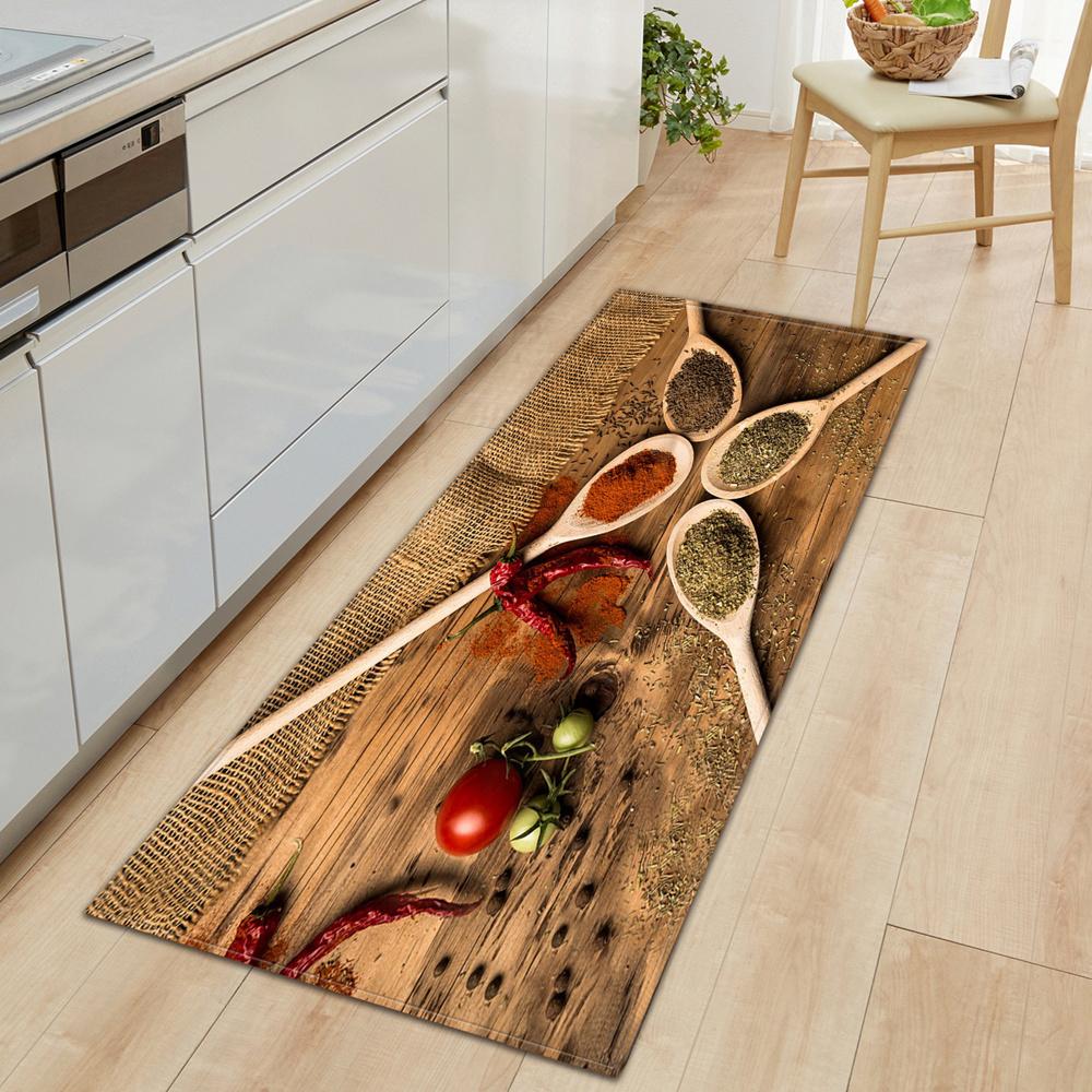 Modern Kitchen Doormat Decoration Bedroom Carpet Living Room Mat Anti-Slip Floor Home Balcony Hallway Long Rug