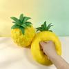 Large Realistic Pineapple Squishy Toy TPR Soft Gel Slow Rebound Stress Reliever Sensory Fidget Toy for Anxiety & Anger Release