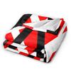 Van Halen Black And White Lines Blanket Child Flannel Throw Blanket For Living Room Warm Soft Design Quality Bedspread Gift Idea
