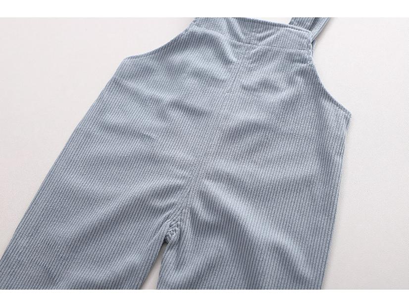 Boys' Korean Style Autumn Long-Sleeve Overall Set - 2 Piece Outfit for Kids.