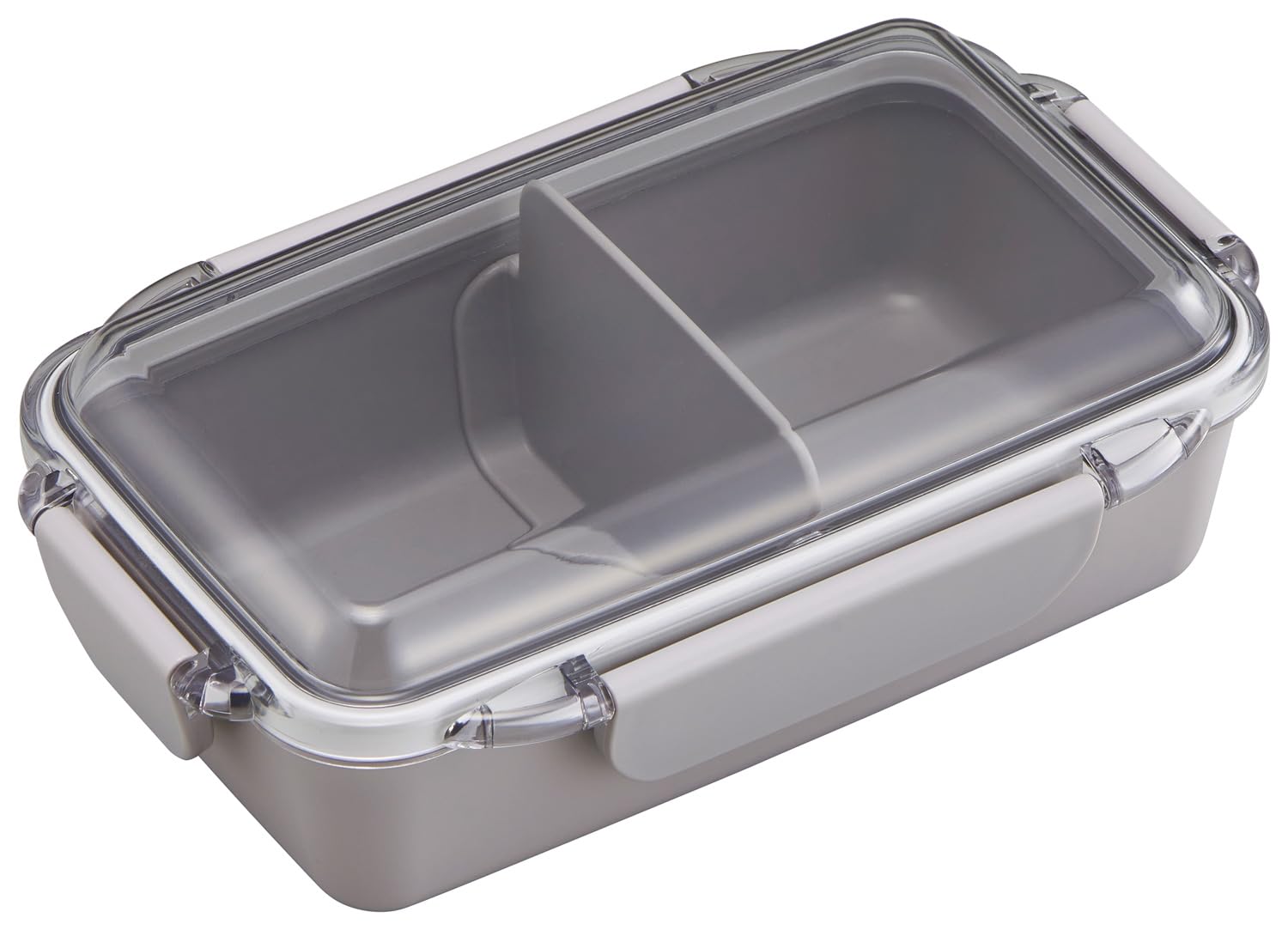 

OSK Bento Box with Calm CMC Made in Dishwasher and Microwave Dividers, 500ml, Gray, No.3, Japan, Antibacterial, Safe, PCD-500 серый