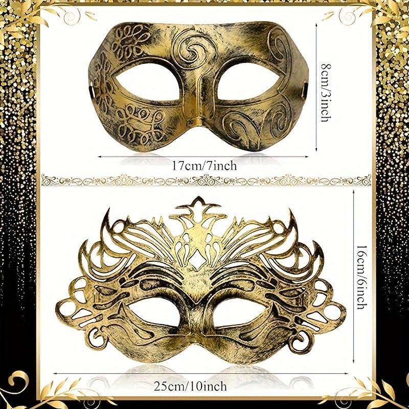 30pcs Masquerade Masks Set Half-face Mysterious Retro Mask Masquerade Roman Warrior Cosplay for Costume Parties Valentine's Day