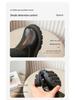 2024 Autumn/Winter New Style Girls Black Fashion Long Boots - Little Girl Bow Korean Version High Leather Boots