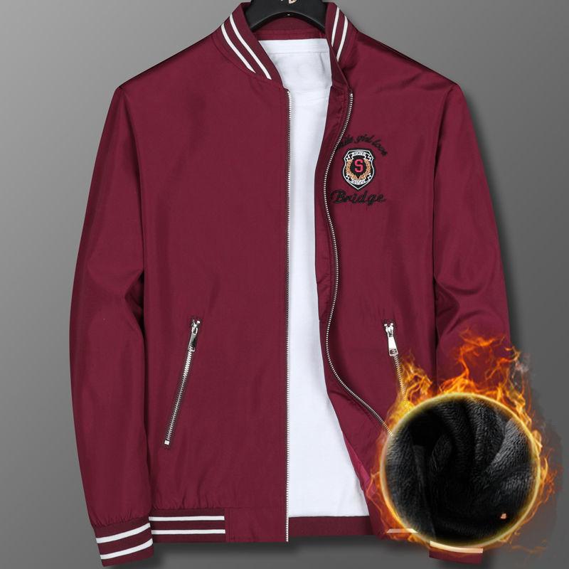 Men's Jacket Spring and Autumn Youth Large Size Versatile Handsome Thin Jacket Casual Trend Autumn