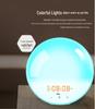 Smart Sunrise-Sunset LED Alarm Clock with Color-Changing Night Light