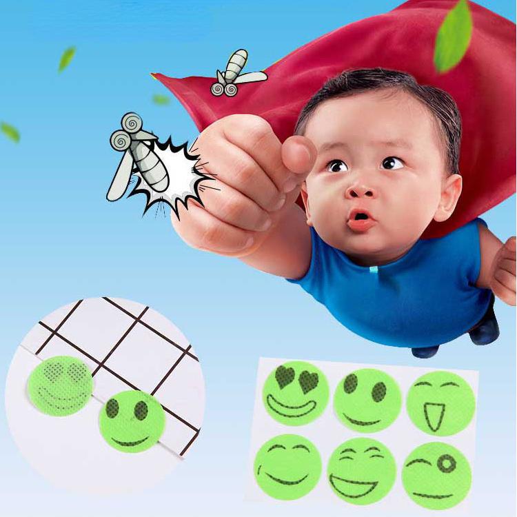 300 pezzi adesivi repellenti per zanzare con olio essenziale di piante naturali per bambini e adulti, per uso domestico e all'aperto, colori casuali