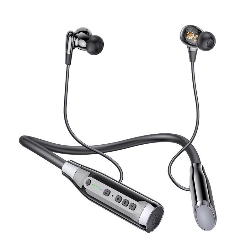 A13T Bluetooth Neckband: Four-Speaker In-Ear Wireless Sports Headset