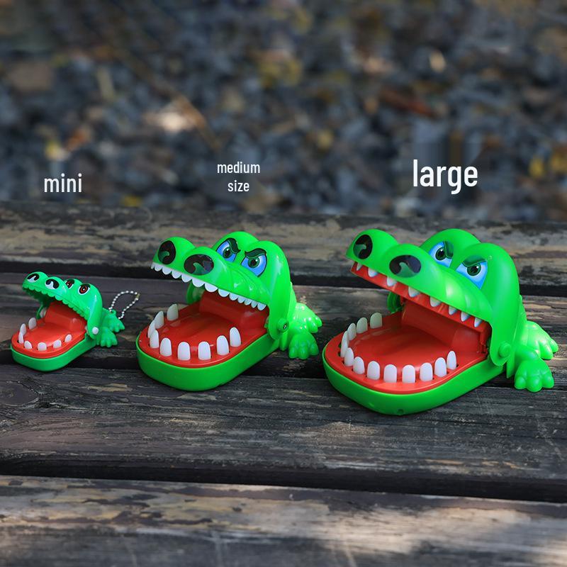 Kid's Finger-Biting Crocodile Gag Toy - Fun Stress Relief & Parent-Child Interaction