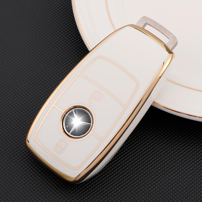 Mercedes-Benz Key Cover Is Suitable for The New E-class E200/E300L/C-class C260L Car Keycase Chain