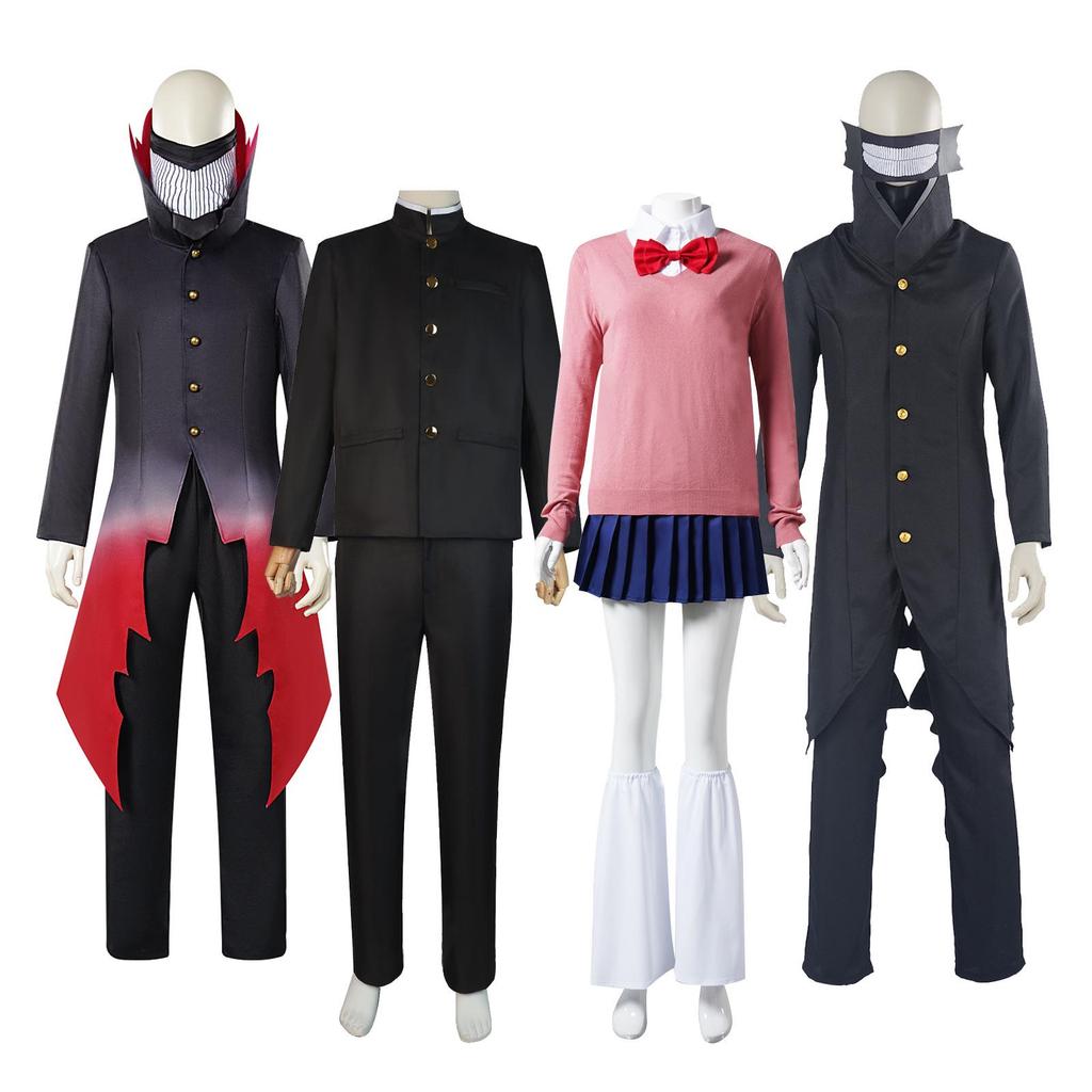 Supernatural Dandadan Ayase Momo School Uniform JK Ken Takakura Okarun Cosplay Costume