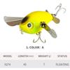 45mm Length Cicada Fishing Lure Floating Body Metal Blade Bait Cicada Lure  Saltwater Fishing