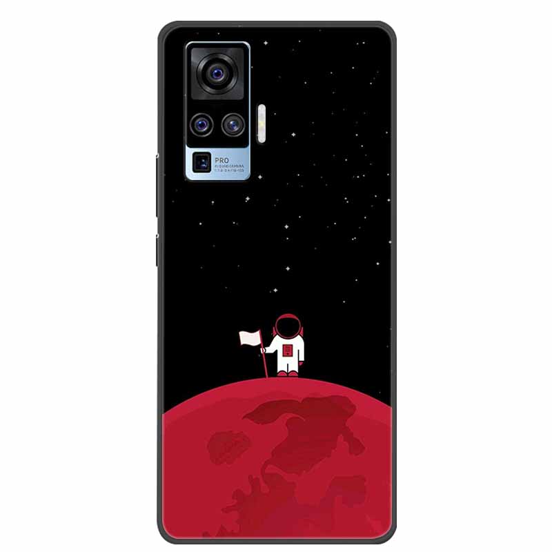 Für Vivo X50 Pro Hülle Cartoon TPU Weiches Silikon Handyhüllen für Vivo X50 Pro Plus Pro+ Abdeckung für Vivo X50 5G V2001A Süße Coque