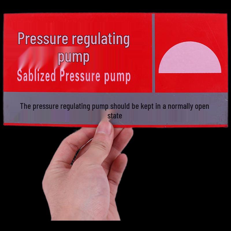 Brangdy Luminous Red Fire Safety Warning Sign