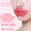 5 Pezzi Maschera Labbra al Collagene di Cristallo Labbra Rimpolpanti Patch Labbra Rosa Essenza Idratante Nutriente Cosmetici Cura della Pelle per la Bellezza