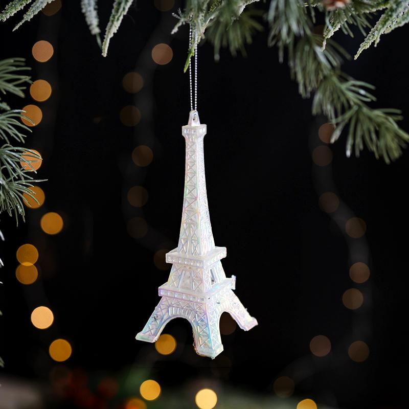 1 buc Acril Diverse Stiluri Cristal Clar Transparent Pandantive Pom de Crăciun Modelare Simulare Ornament de Casă Pandantiv Colorat
