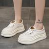 2025 New Style Women's Vulcanize Shoes with Increased Height and Thick Bottom for Casual Sports with  Single Shoes