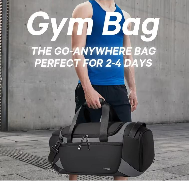 BANGE New 45L Large Capacity Basketball And Football Sport Bag Outdoor Travel Bag Daily Fintness Gym Duffel Bag Handbag