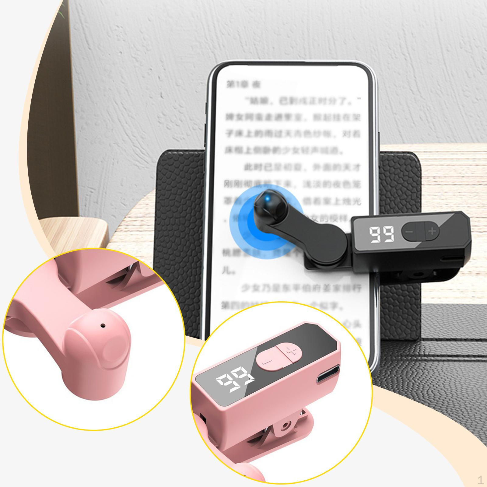 

Кликер для устройства Быстрый Симулятор пальца Непрерывное нажатие Автоматический физический таппер для Видео Награды розовый