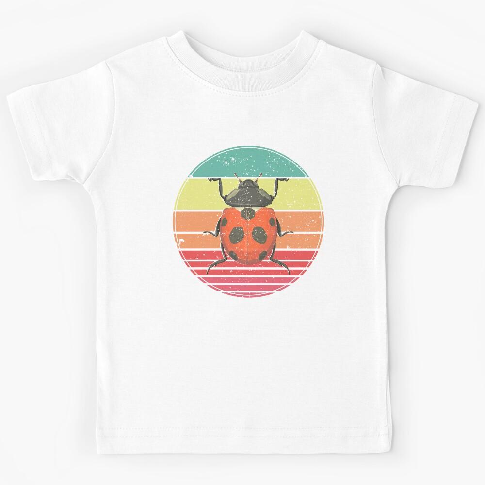 Ladybug Vintage Sunset Retro Kids T-Shirt 120