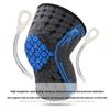 New Sports Nylon Knitted Knee Pads Spring Strip Support Silicone Strip Non-slip Silicone Ring Pad Support Fitness Knee Pads