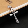 Shiny Golden Stainless Steel Cross Pendant for Men Women Polished 45-60cm Necklace Trendy Party Jewelry Gothic Accessories Gift