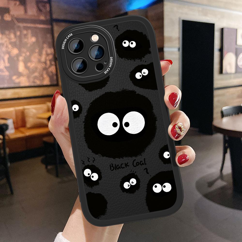 

Тонкий чехол для телефона с рисунком цветов тюльпанов из мягкого силикона и искусственной кожи для Samsung Xiaomi Poco Redmi Redmi Note 11 чёрный