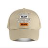 Motivational Ready Quote Wall Art Baseball Cap Fashion Unisex Sunhat Womens Outdoor Sports