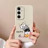 Adorabili Custodie per Gatti Per Samsung A56 A26 A16 S25 Plus Ultra F14 A05 A36 A05S Bumper Carino Modello Curativo Silicone Ultrasottile Nuove Cover Durevoli Per Samsung