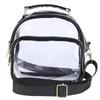 Transparent PVC Ladies Small Handbags Stadium Approved Women Clear Bag Fashion Waterproof Casual Simple Crossbody Shoulder Bags AVE