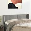 VidaXL Headboard with Ears Light Grey 147x16x78-88 Cm Velvet3118676