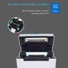 POS-9220 100x150mm Thermal Express Bill Self-adhesive Label Printer, USB + Bluetooth with Holder Version, EU Plug