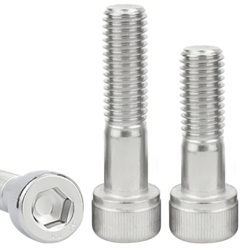304 Stainless Steel Hex Socket Cap Screw, Half-Tooth, M3/M4/M6