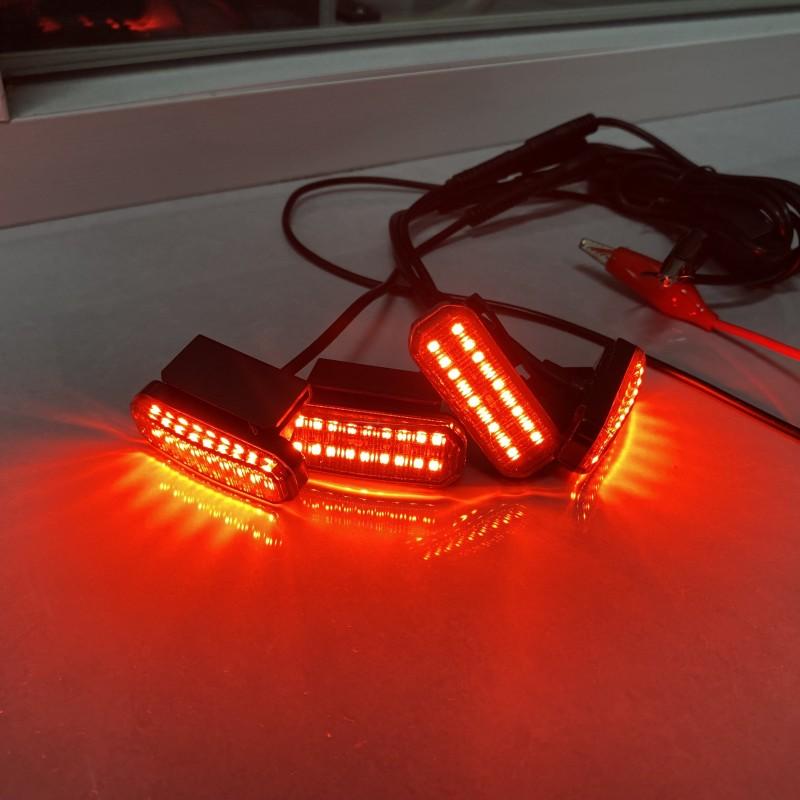 

LED Front Grille Light For Mitsubishi Triton Car Daytime Running Light Wheel Eyebrow Lamp For Pickup Offroad 12V