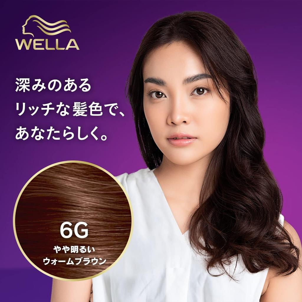 Wella Wellatone Hair Cream Light Warm Vibrant Hair Color Lasts 6 2+1 Dye, Type, 6g, Brown, Weeks, Quasi-drug